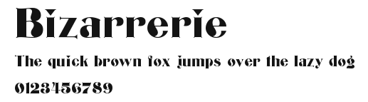 Bizarrerie.ttf
