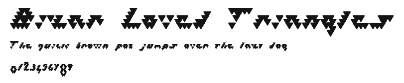 Bizar Loved Triangles.ttf