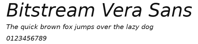 Bitstream Vera Sans Preview