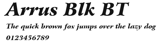 Arrus Blk BT.ttf