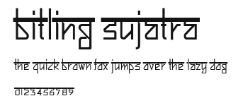 Bitling sujatra.ttf