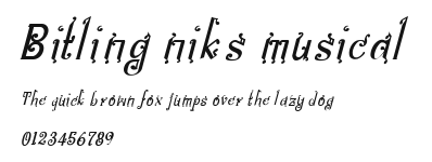 Bitling niks musical.ttf
