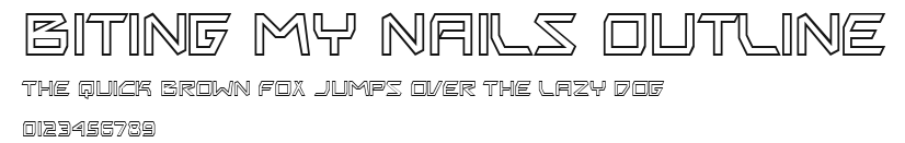 Biting My Nails Outline.ttf