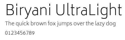 Biryani UltraLight Preview