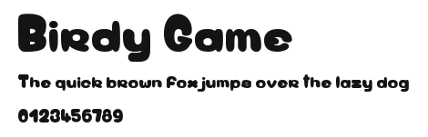 Birdy Game.ttf