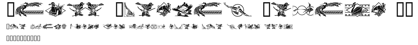 Bird Stencil Design II Preview