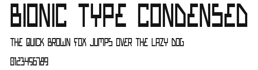 Bionic Type Condensed.ttf