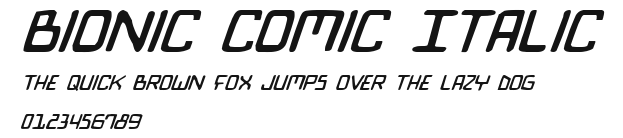 Bionic Comic Italic.ttf