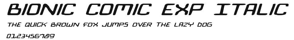 Bionic Comic Exp Italic.ttf