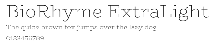 BioRhyme ExtraLight.ttf