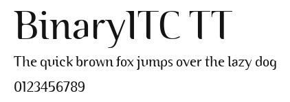 BinaryITC TT.ttf