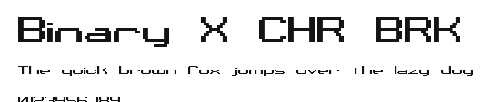 Binary X CHR BRK.ttf