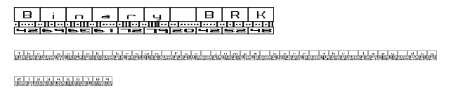 Binary BRK.ttf