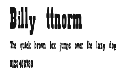 Billy ttnorm.ttf