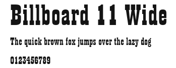 Billboard 11 Wide.ttf