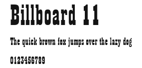 Billboard 11.ttf