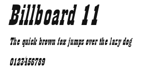 Billboard 11.ttf