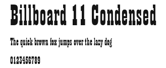 Billboard 11 Condensed.ttf