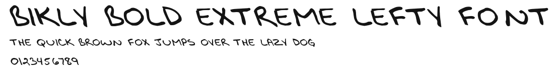 Bikly Bold Extreme Lefty Font.ttf