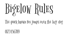 Bigelow Rules Preview