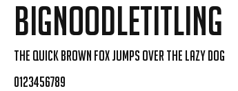 BigNoodleTitling Preview