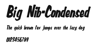 Big Nib-Condensed Preview