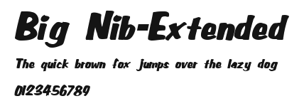 Big Nib-Extended Preview