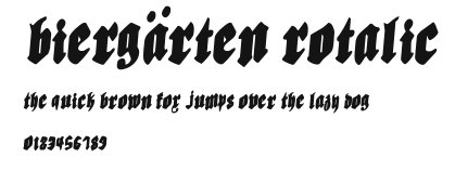 Biergärten Rotalic.ttf