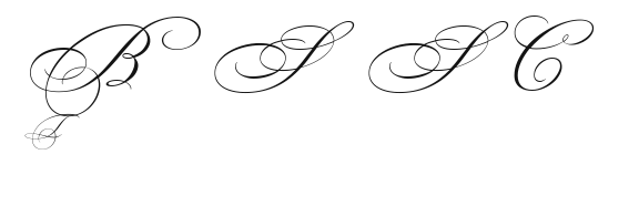 Bickham Script Swash Capitals Preview
