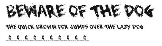Beware of the Dog.ttf