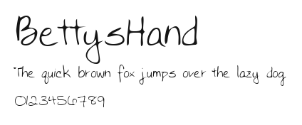 BettysHand.ttf