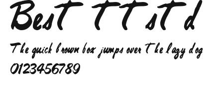 Best ttstd.ttf
