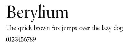 Berylium.ttf