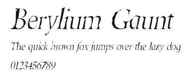 Berylium Gaunt.ttf
