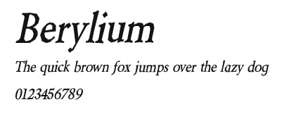 Berylium Preview