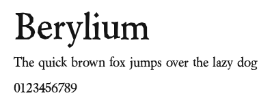 Berylium Preview