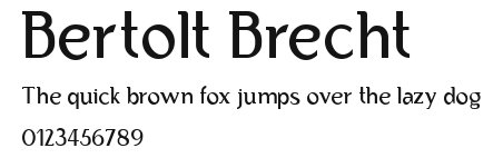 Bertolt Brecht Preview