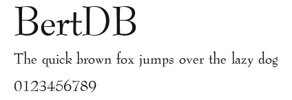 BertDB.ttf