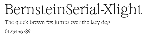 BernsteinSerial-Xlight.ttf
