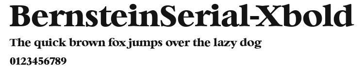BernsteinSerial-Xbold.ttf