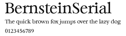 BernsteinSerial.ttf