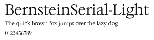 BernsteinSerial-Light.ttf