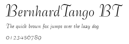 BernhardTango BT Preview