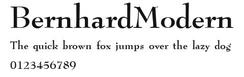 BernhardModern Preview