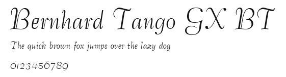 Bernhard Tango GX BT.ttf