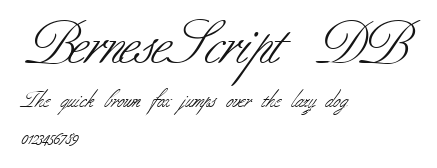BerneseScript DB Preview