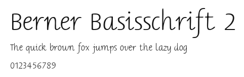 Berner Basisschrift 2 Preview