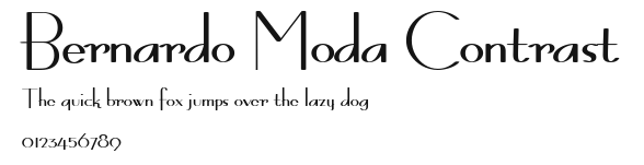 Bernardo Moda Contrast Preview