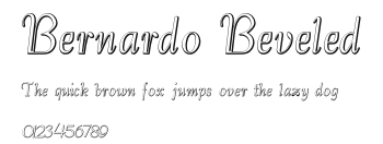 Bernardo Beveled Preview