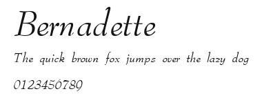 Bernadette Preview